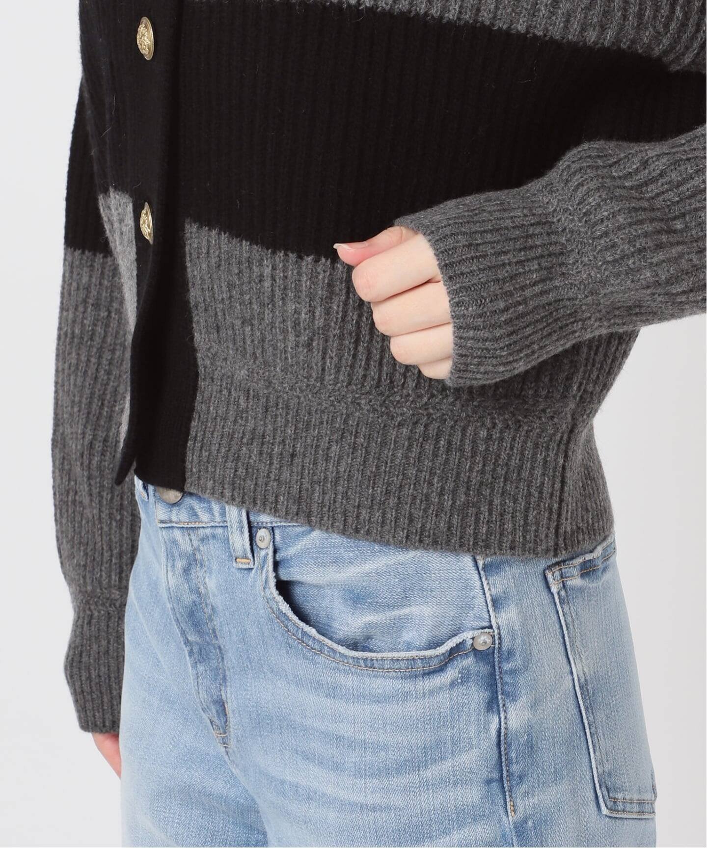 Spick & Span｜ラガーボーダーニットカーディガン | Rakuten Fashion