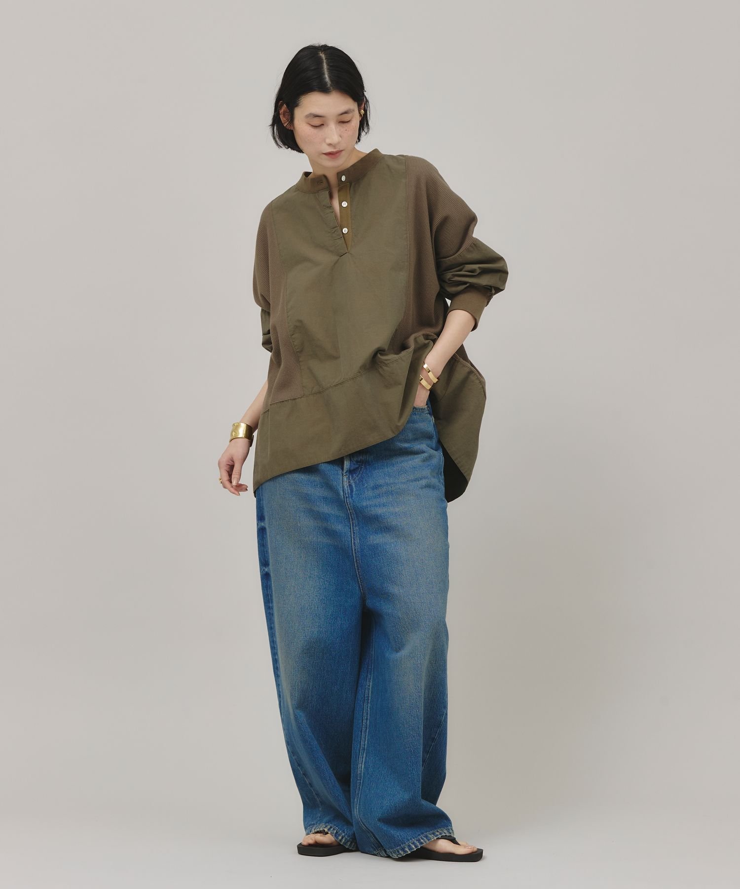 Curensology(カレンソロジー)/＜&RC＞スーパーワイドルーズデニム Curensology(カレンソロジー)/＜&RC＞スーパーワイドルーズデニム