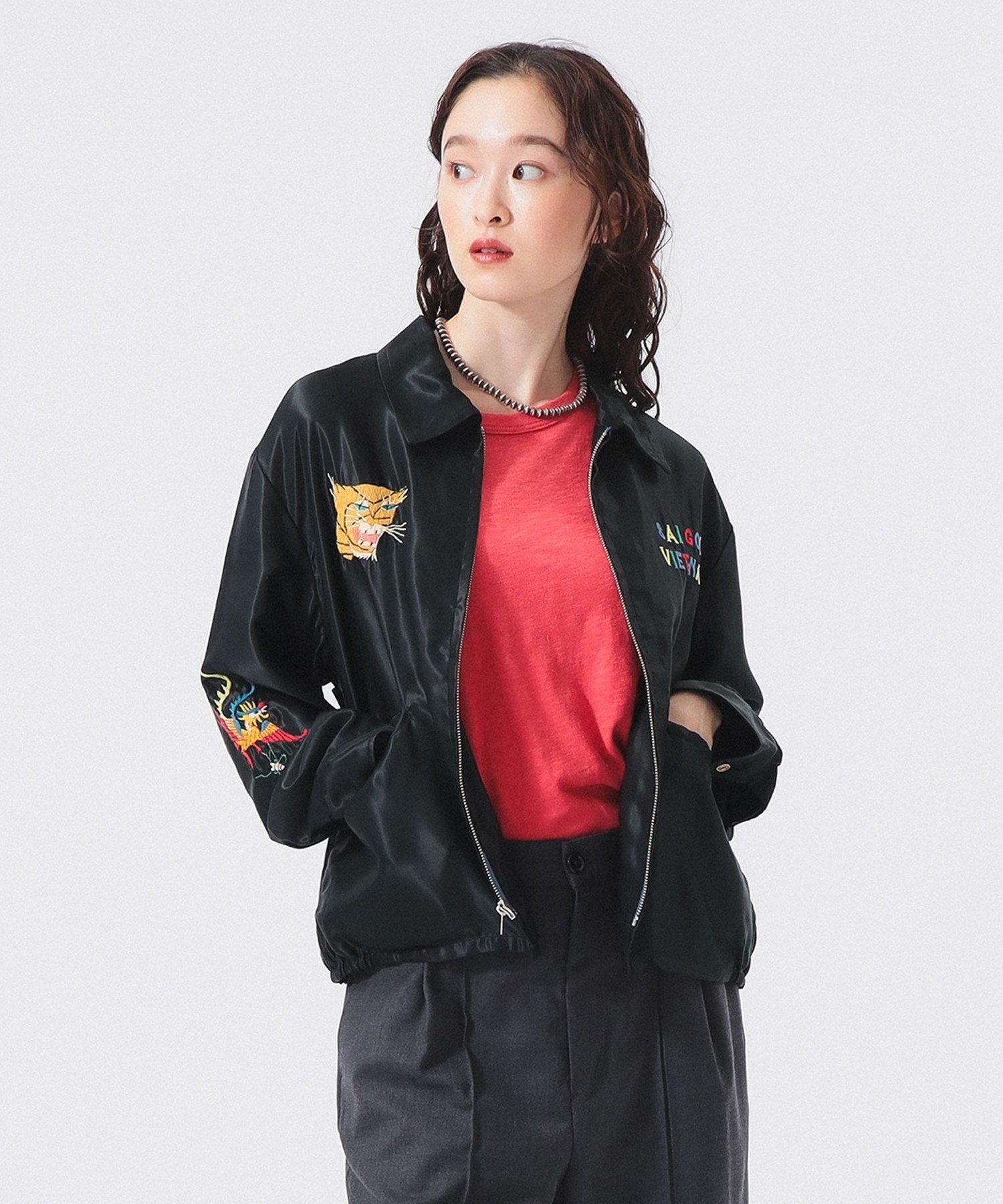 BEAMS WOMEN｜【別注】テーラー東洋 / アセテート ベトナム ジャケット