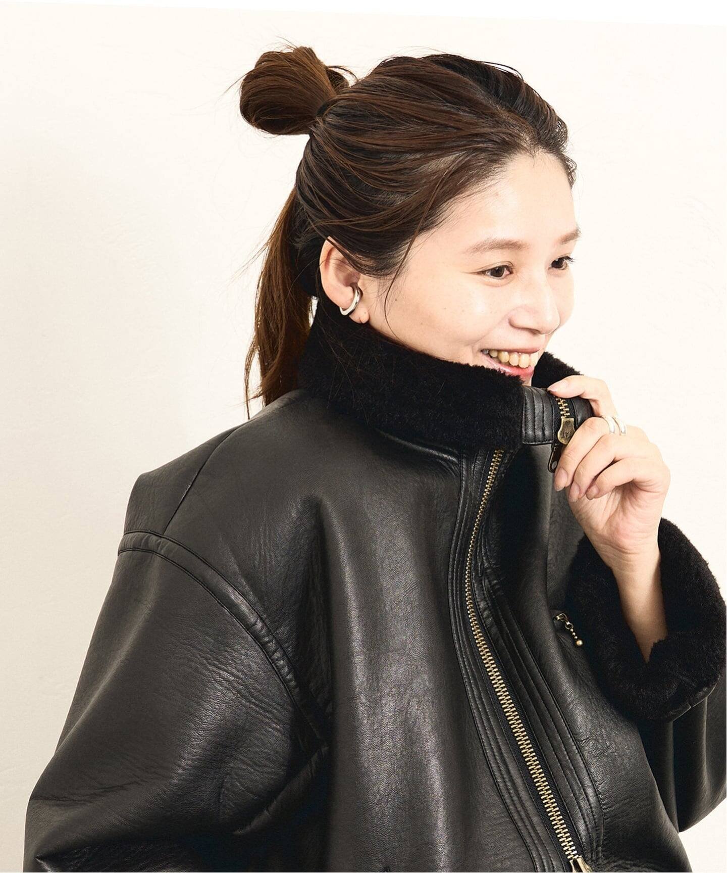 JOURNAL STANDARD｜《WEB限定追加》フェイクレザーボアブルゾン