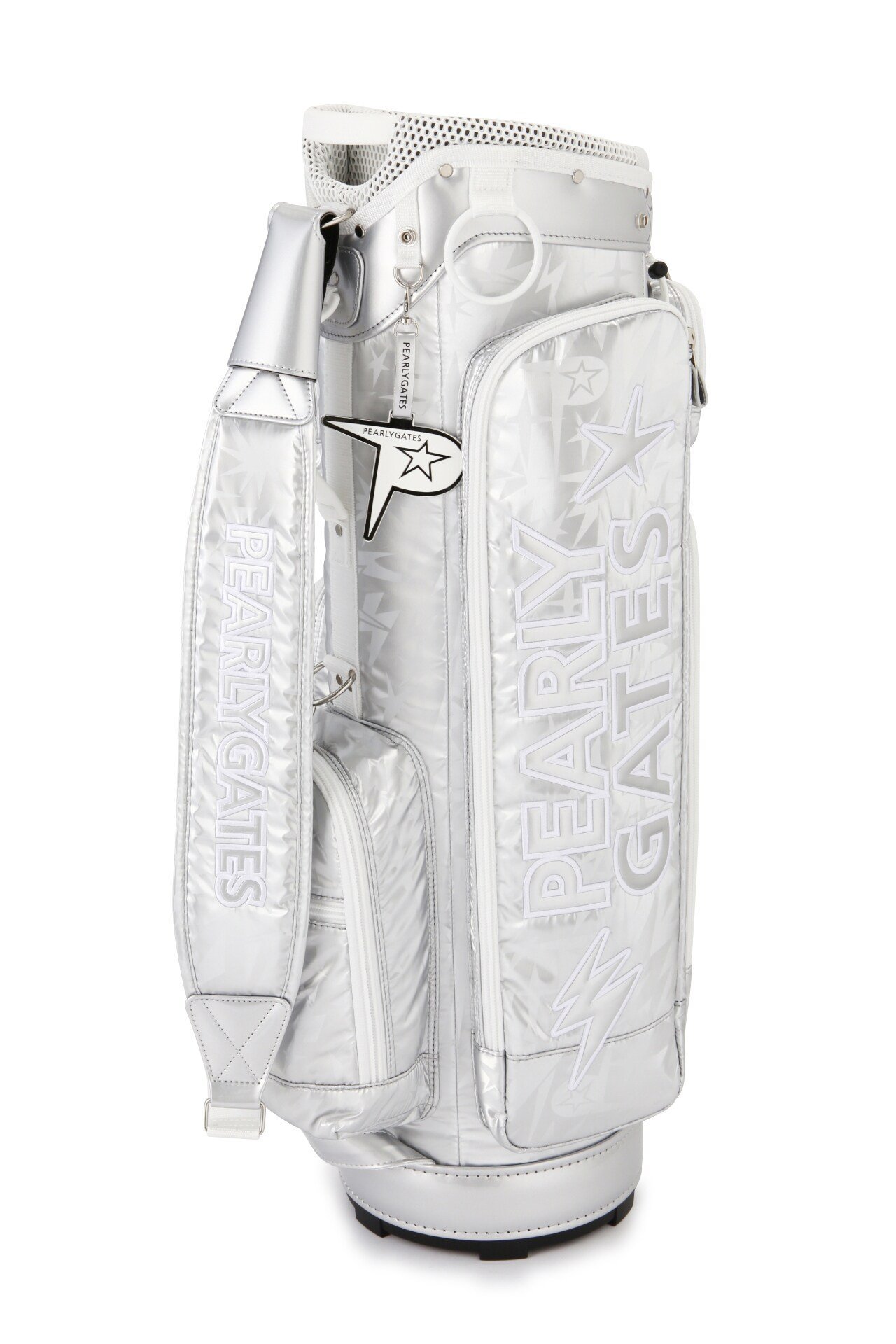 【希少】PEARLY GATES キャディバッグ 星柄 アイアンカバー付 即完売品】PEARLY GATES パーリーゲイツ キャディバッグ 星柄 希少