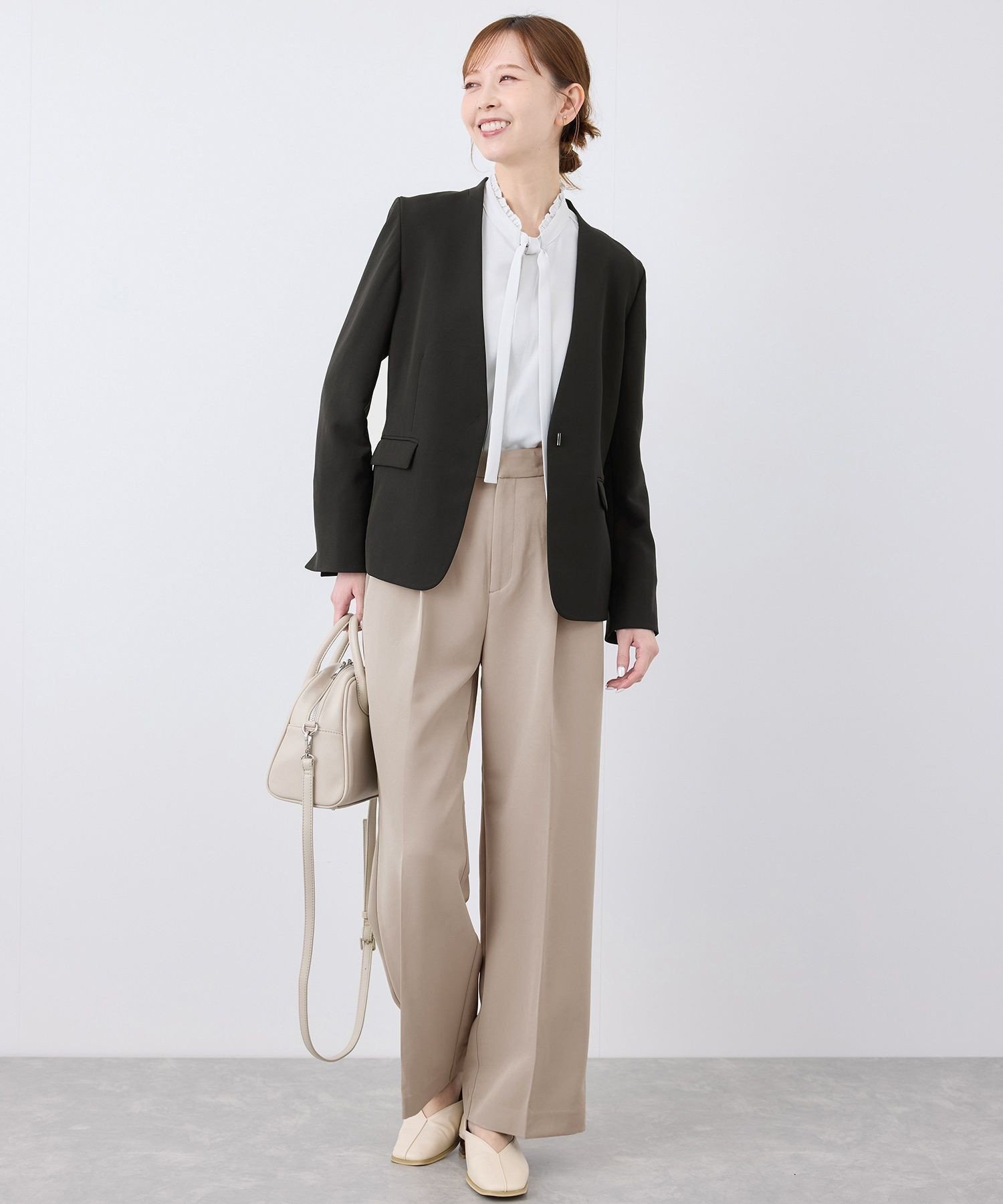 ROPE' PICNIC｜360°ウルトラストレッチ ノーカラージャケット/UVカット