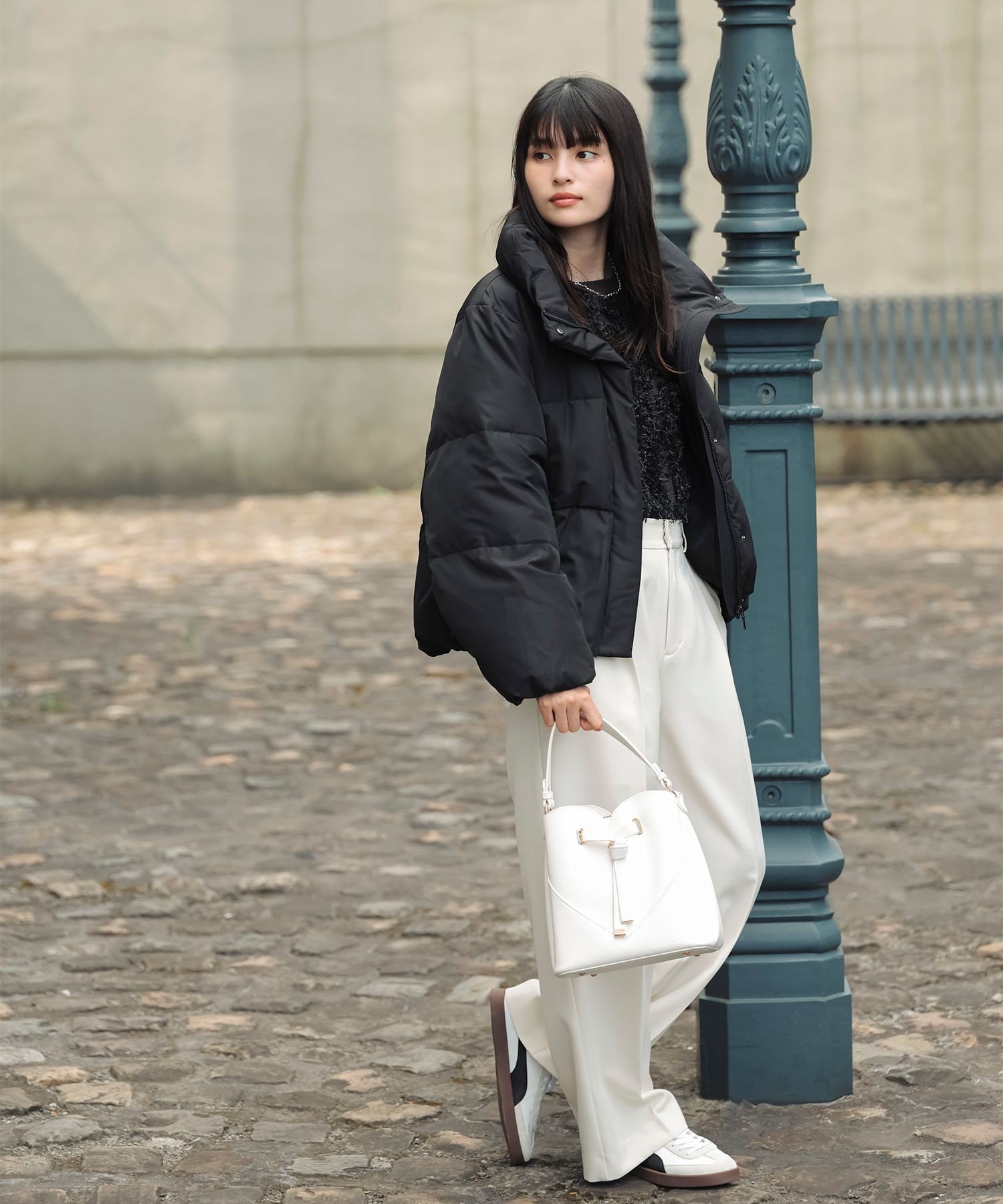 VIS｜【アウター総選挙3位】フード取り外し可能軽量ダウンブルゾン