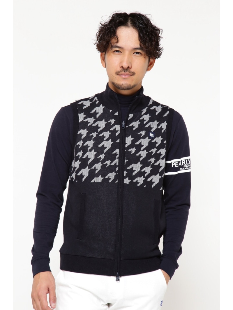 楽天市場】PEARLY GATES リバーシブル フルジップアップベスト ＜千鳥