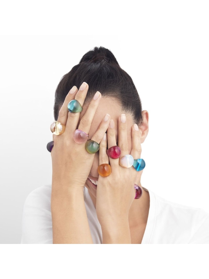 楽天市場】LALIQUE カボションリング ローズ 14号 ラリック