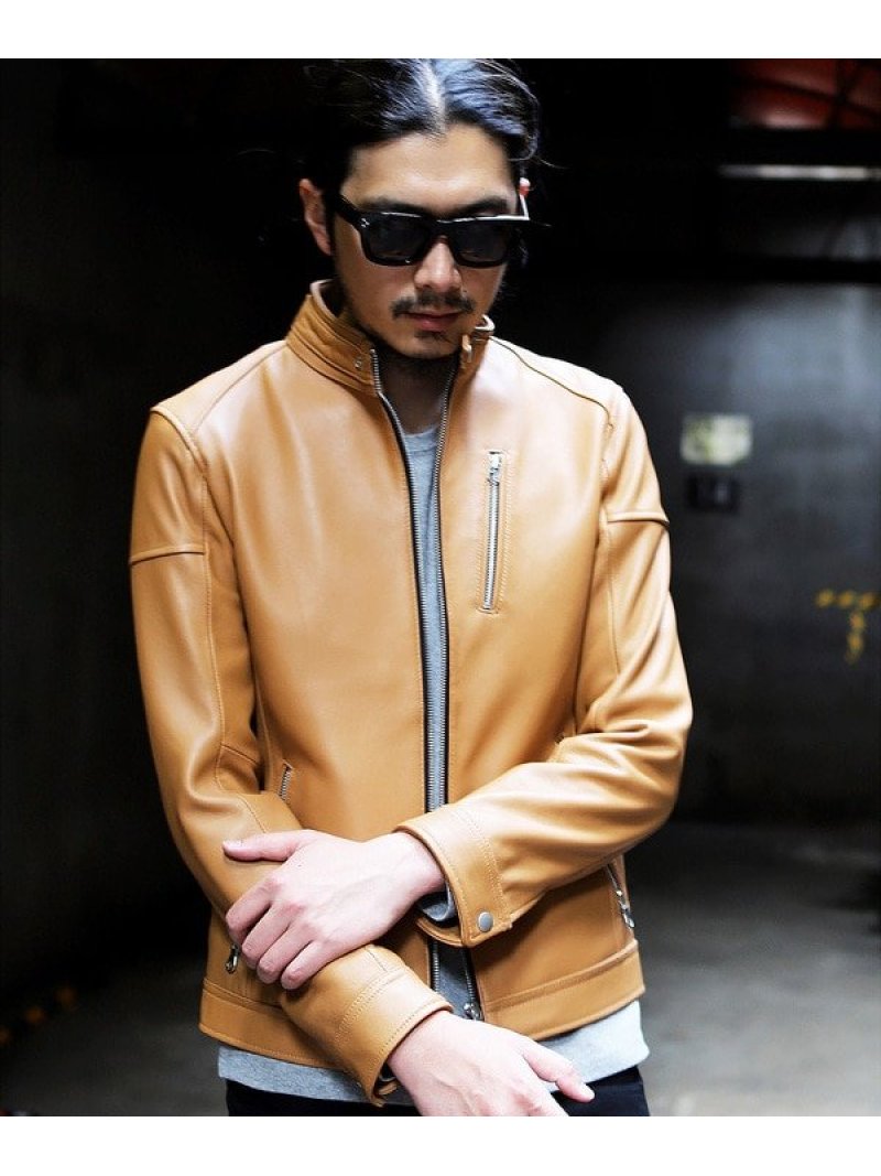 楽天市場】RATTLE TRAP シングルライダースレザージャケット メンズ