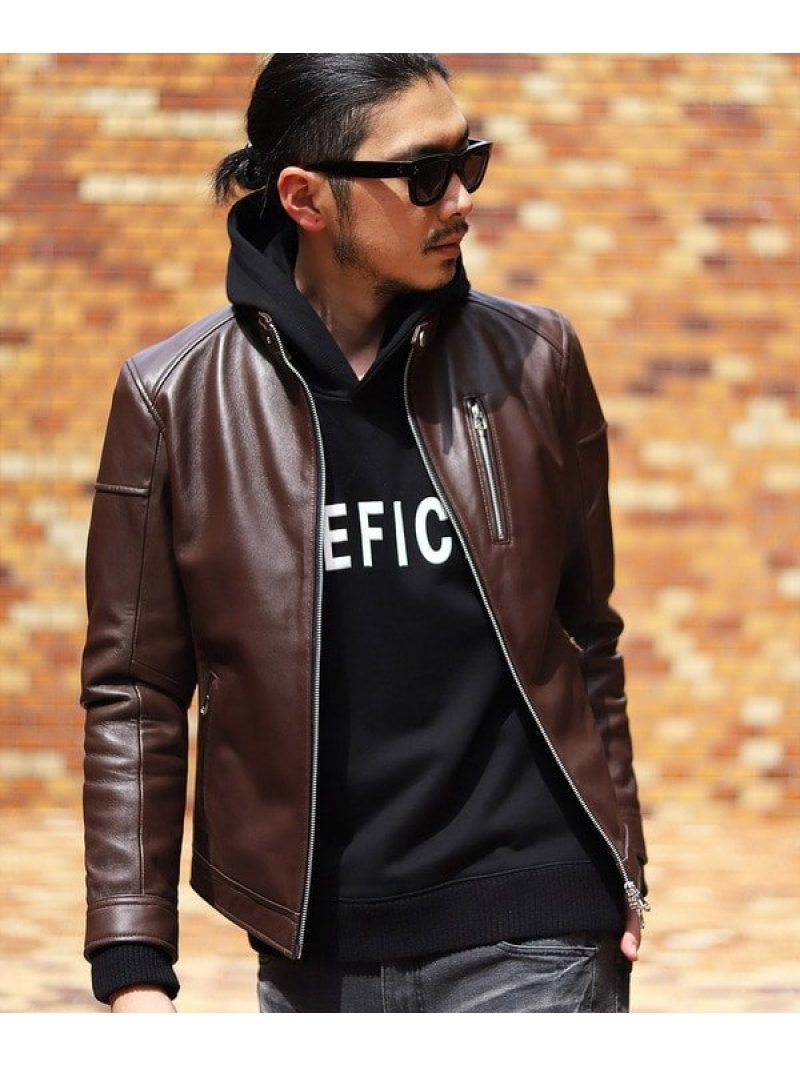 楽天市場】RATTLE TRAP シングルライダースレザージャケット メンズ