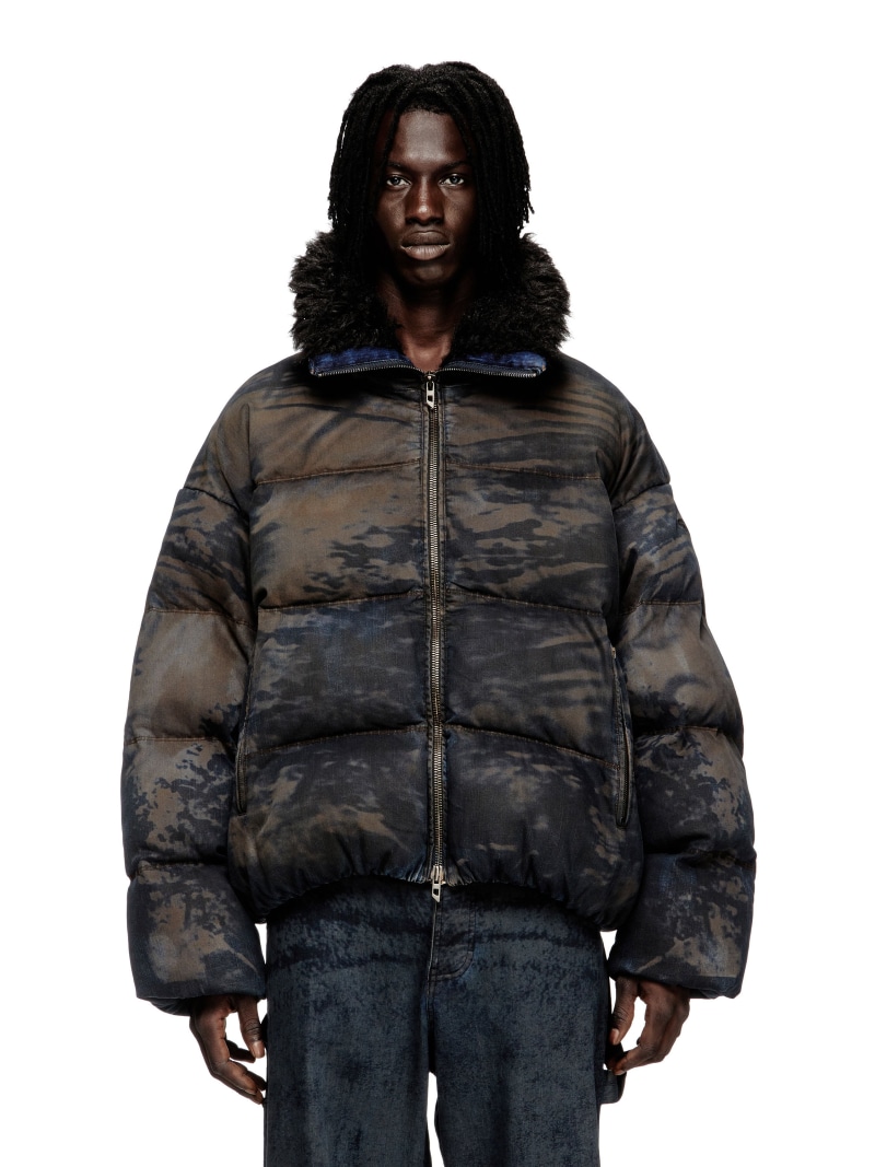 楽天市場】diesel ジャケット ファーの通販