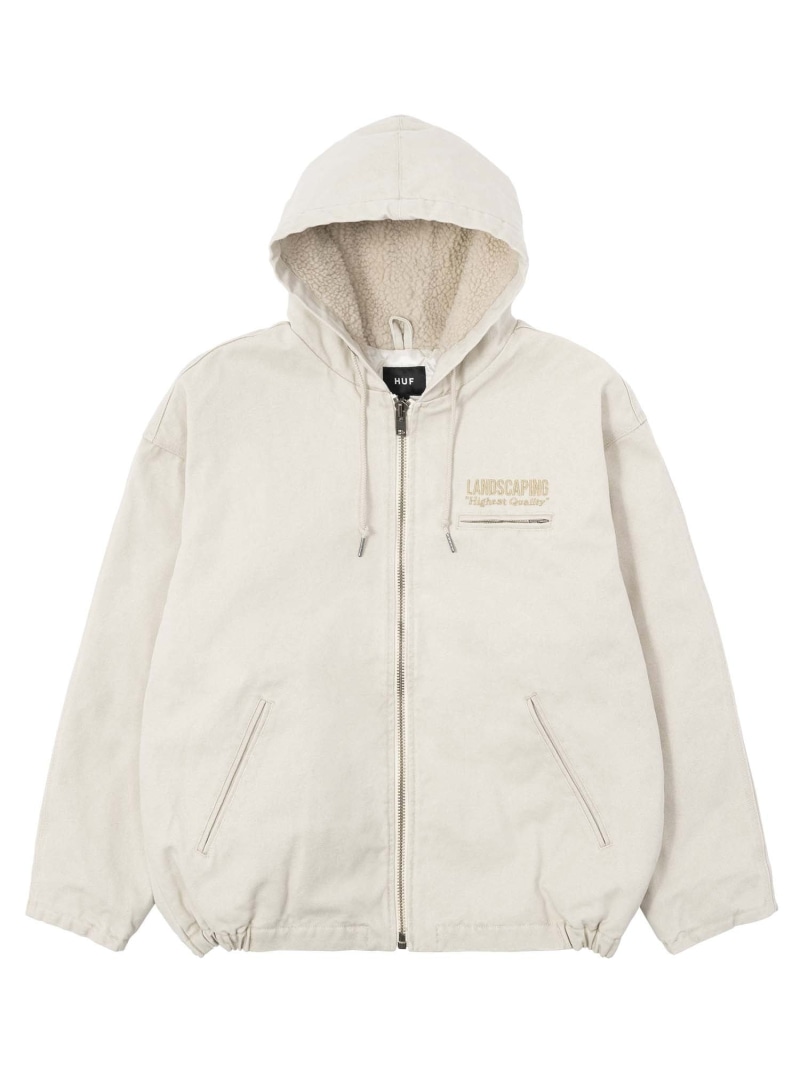 楽天市場】HUF HUF LANDSCAPING HOODED JACKET HUF ハフ ハフ