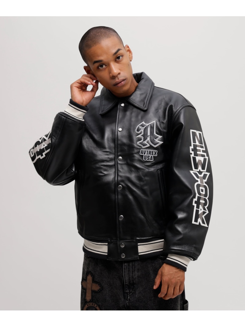 楽天市場】70周年 avirex レザーの通販