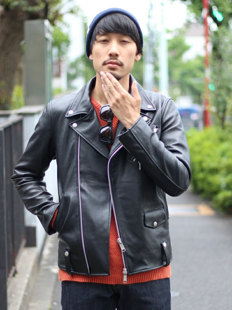 楽天市場】MIND BLOW ダブルライダースレザージャケット メンズ ビギ