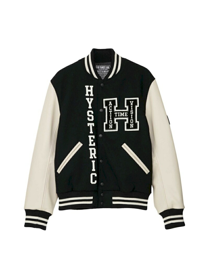 楽天市場】HYSTERIC GLAMOUR SEE NO EVIL刺繍 ヴァーシティジャケット