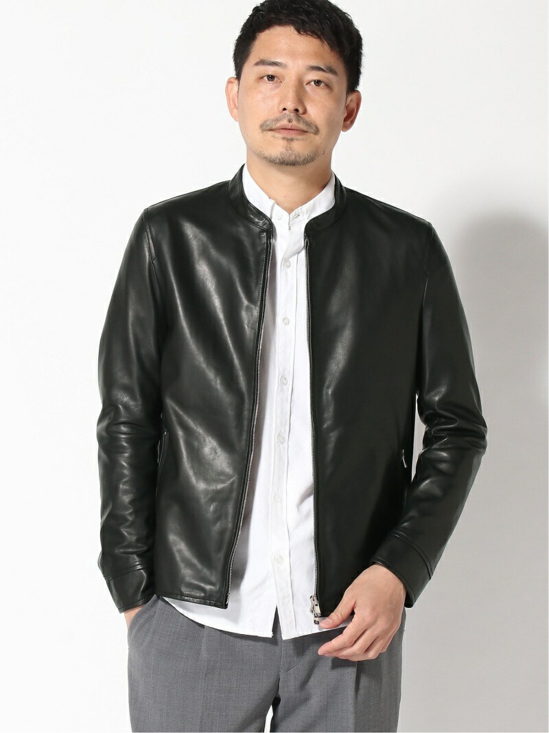 楽天市場】【SALE／50%OFF】EDIFICE シープレザーライダース