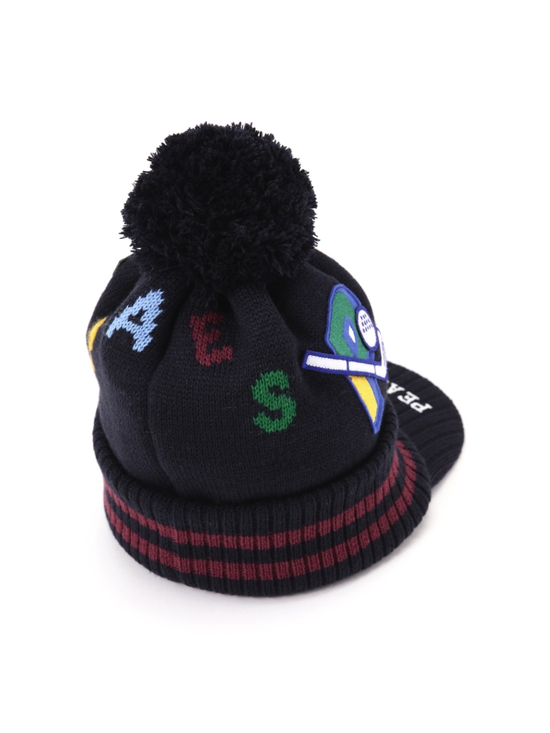 パーリーゲイツ 星マークつば付きニットワッチ&レッグウォーマー