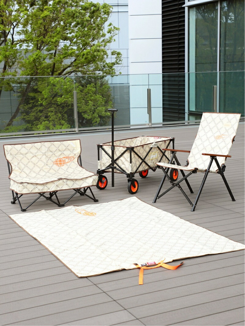 Coleman×BEAMS ダブルチェアー（バンダナ・ホワイト） 2026年最新