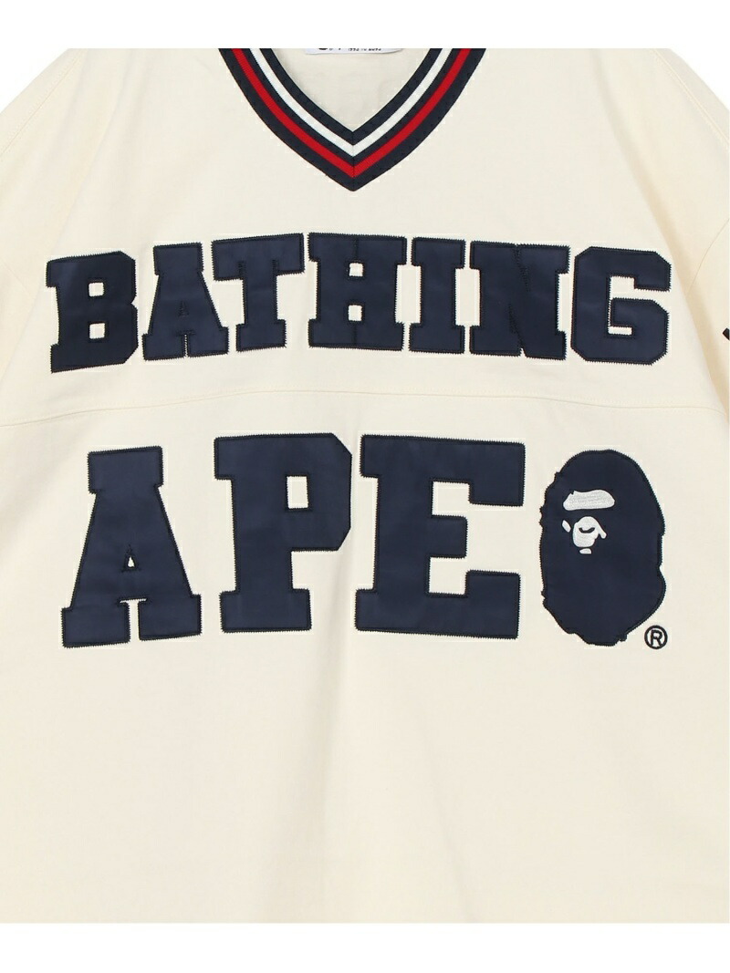 楽天市場】A BATHING APE FOOTBALL JERSEY ア ベイシング エイプ