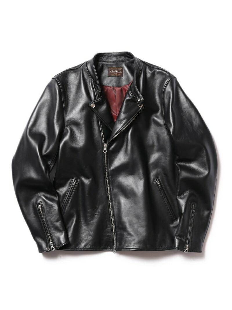 楽天市場】MR.OLIVE アンティーク カウレザー /セミダブル ライダース