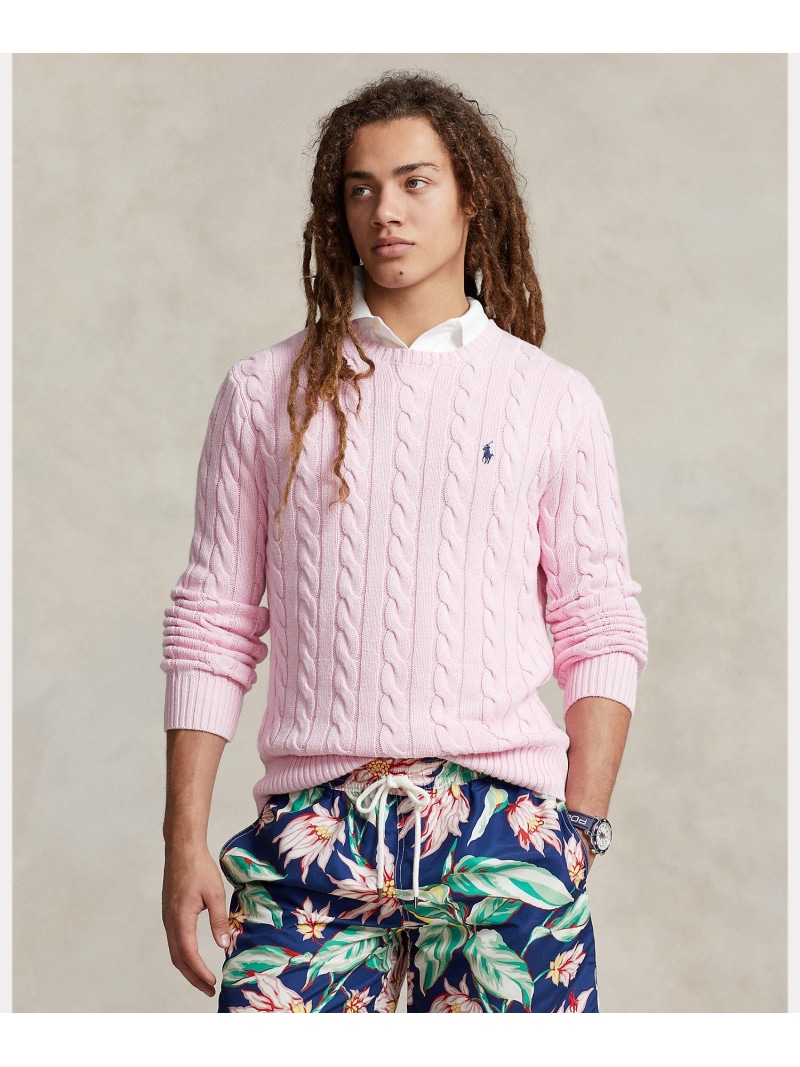 楽天市場】POLO RALPH LAUREN ケーブルニット コットン セーター