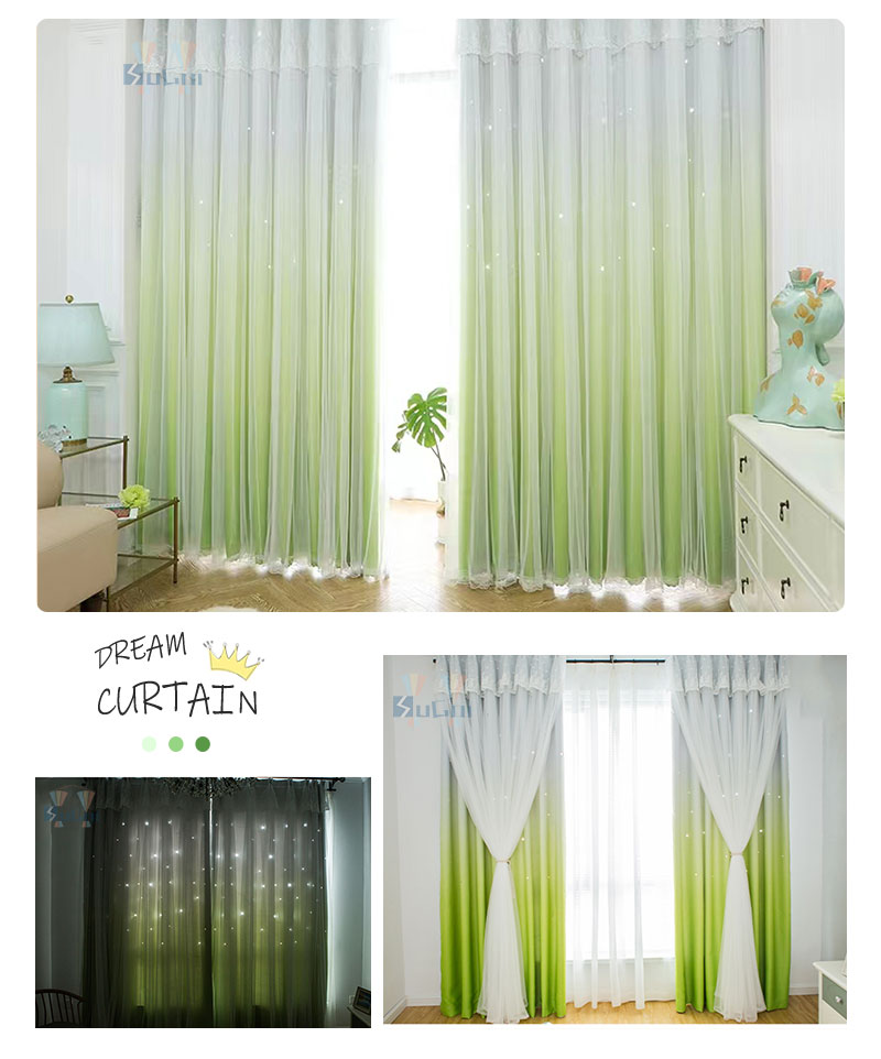 楽天市場】【15%offクーポン】グラデーション カーテン 姫系 カーテン