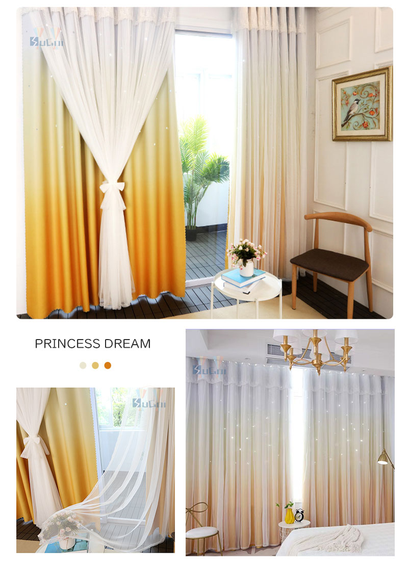 楽天市場】【15%offクーポン】グラデーション カーテン 姫系 カーテン