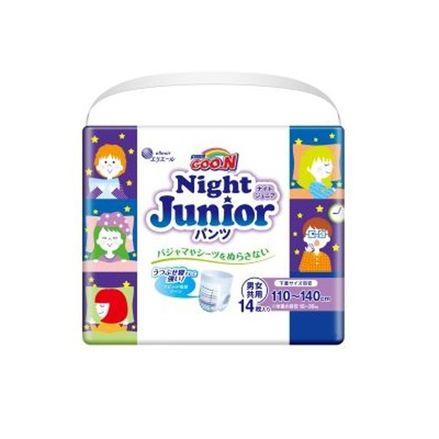 楽天市場】大王製紙グーンナイトジュニアパンツ男女共用14枚【6個