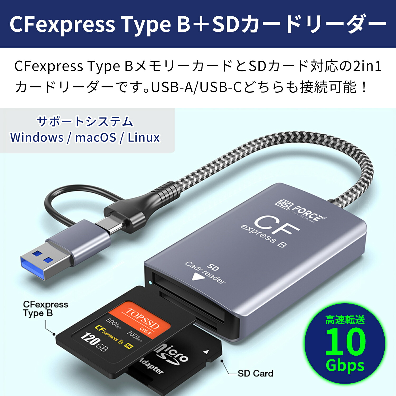 楽天市場】【最大15%OFF限定クーポン】CFexpress Type A/B CFast 専用