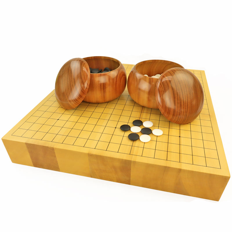 囲碁盤セット 厚み20.5cm 桐箱付き 囲碁盤セット 厚み20.5cm 桐箱付き