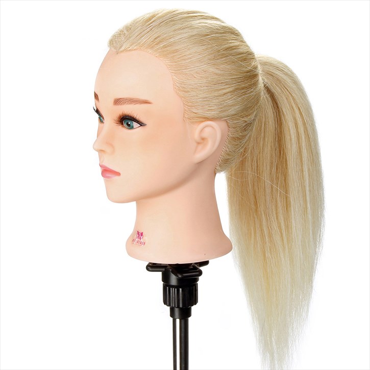 楽天市場】【アップウィッグ プラチナブロンド 人毛100% クランプ付き