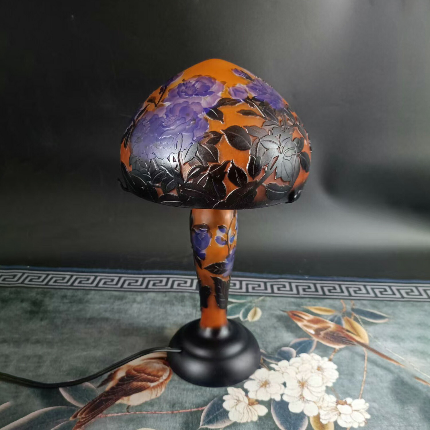 楽天市場】ガレランプ アールヌーボーランプ 卓上 照明 エミール ガレ