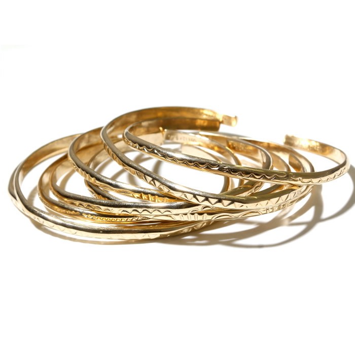 楽天市場】INDIAN Jewelry インディアンジュエリー GOLD BANGLE