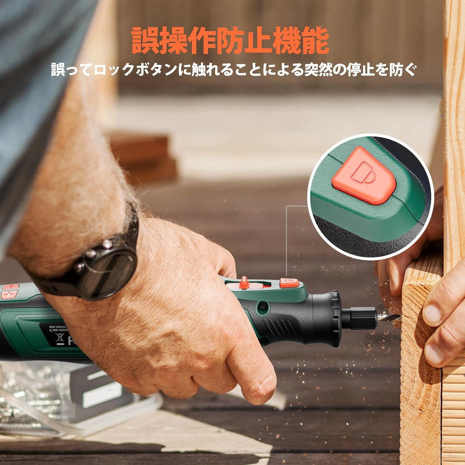 楽天市場】ミニルーター 充電式 8V リューター DEPSTECH コードレス