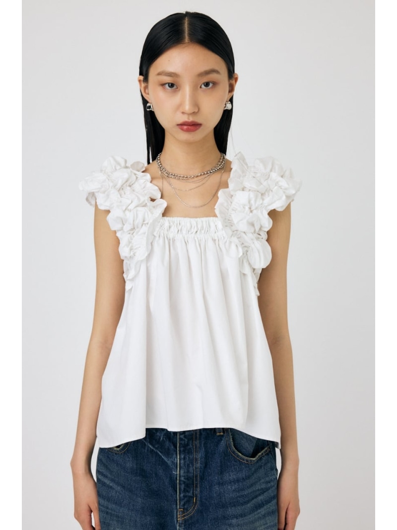 楽天市場】SHOULDER FRILLS トップス MOUSSY マウジー トップス その他