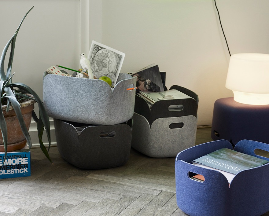 楽天市場】MUUTO ムート RESTORE リストア バスケット BASKET フェルト