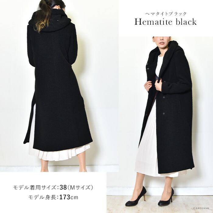 楽天市場】ロングコート レディース ロング丈 冬 フード 付き 大きい