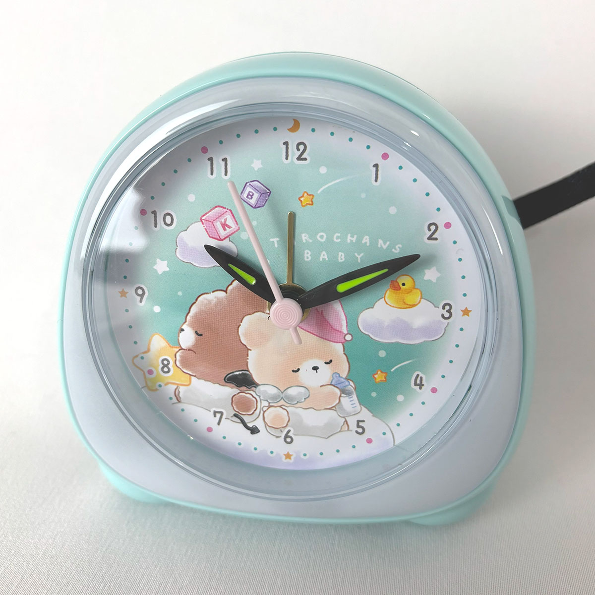 楽天市場】ミニライトクロック アラーム音 ライト機能付き 単3電池1本