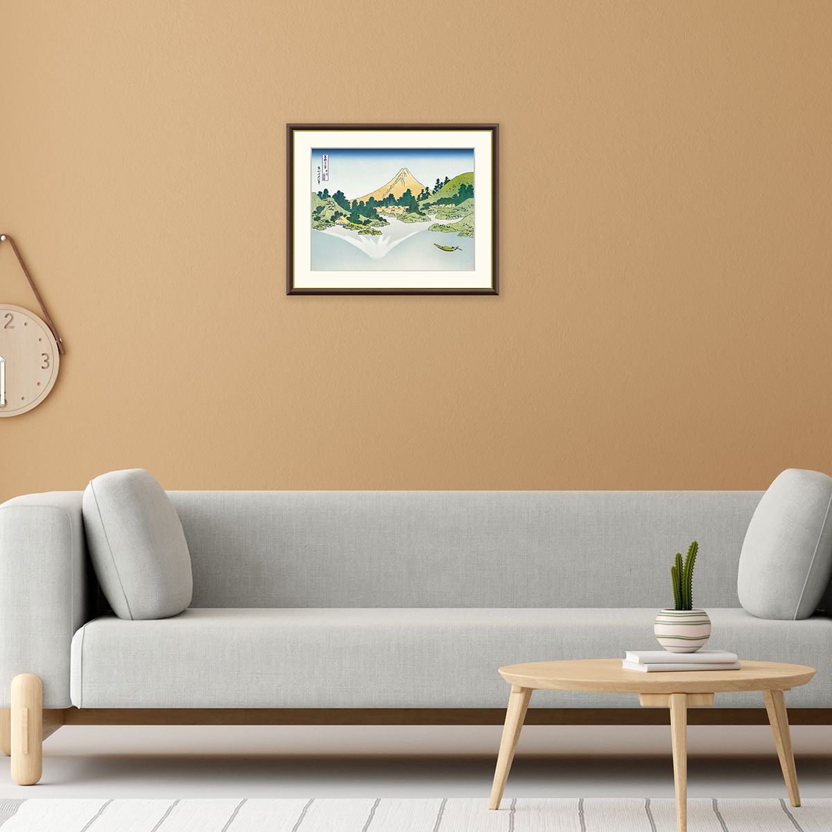 楽天市場】【額絵】 甲州三坂水面 葛飾北斎 F4〜F8号サイズ 浮世絵