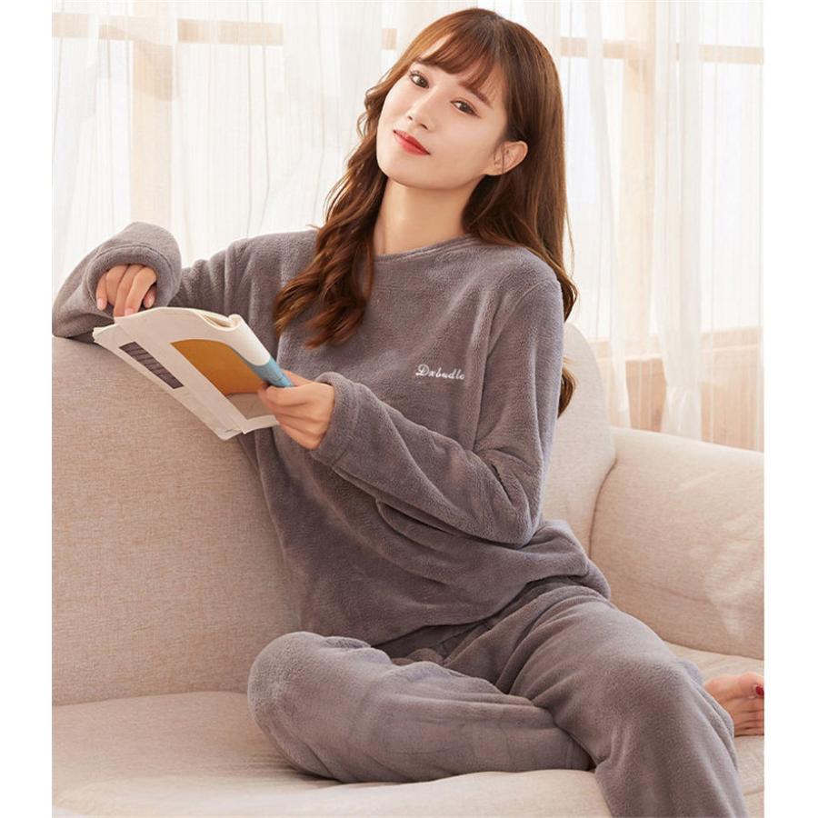 楽天市場】上下セット ルームウェア パジャマ レディース もこもこ