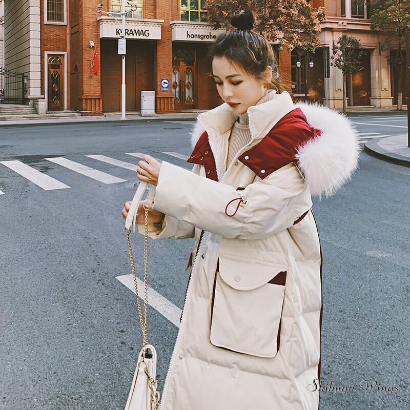 楽天市場】ダウンコート ロングコート レディース フード付き ファー