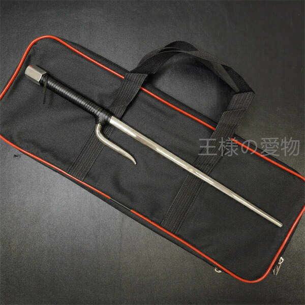 楽天市場】武具 十手 武道具 48CM 銀色 鉄製 0.75KG : 王様の愛物