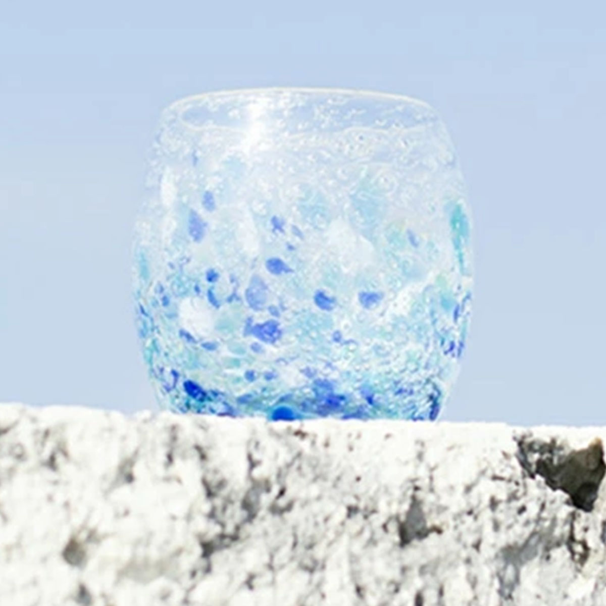 楽天市場】池宮城善郎 煌工房（琉球ガラス）煌スプラッシュタルグラス