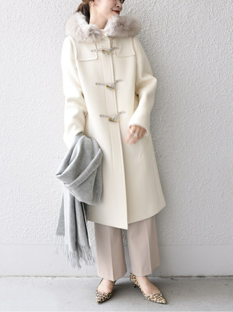 楽天市場】【SALE／30%OFF】フェイクファーダッフルコート◇ SHIPS