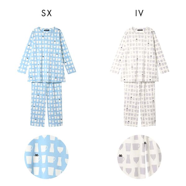 15％OFF ワコール マタノアツコ ルームウェア 長袖パジャマ 上下セット