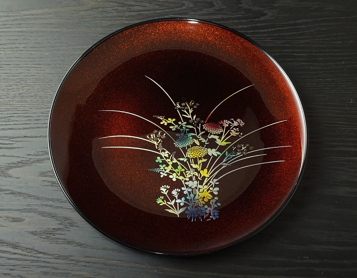 楽天市場】【ポイント20倍】 蒔絵 MAKIE 梨地 秋草 あきくさ フラット