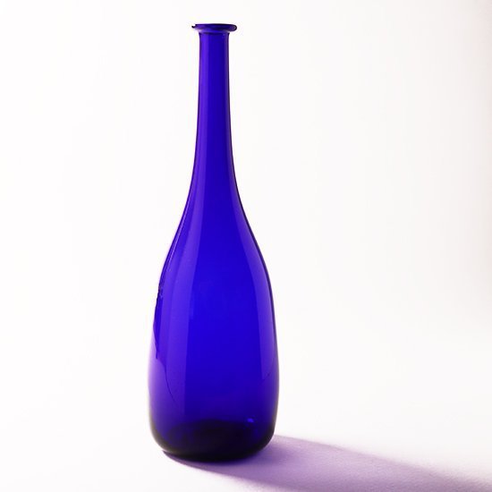 楽天市場】一輪挿し 花瓶 フラワーベース 青 ガラス 肥前びーどろ 副島