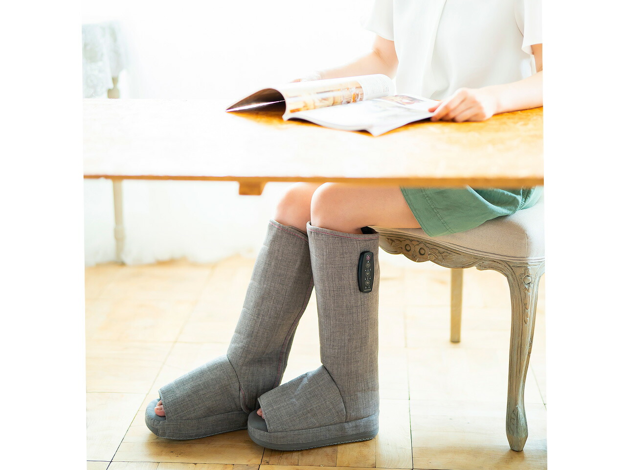 楽天市場】【安心の販売元直販】EMSストレッチブーツ リフレキュット