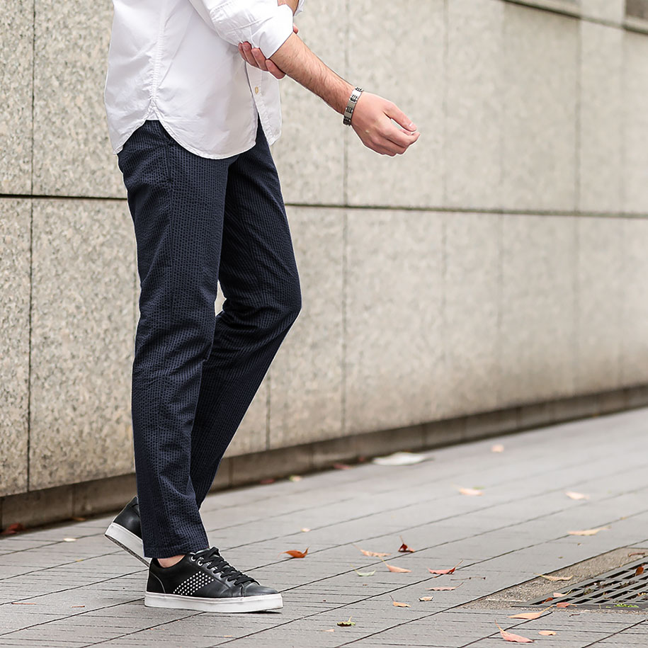 楽天市場】クールマックス シアサッカー ストレッチ パンツ接触冷感