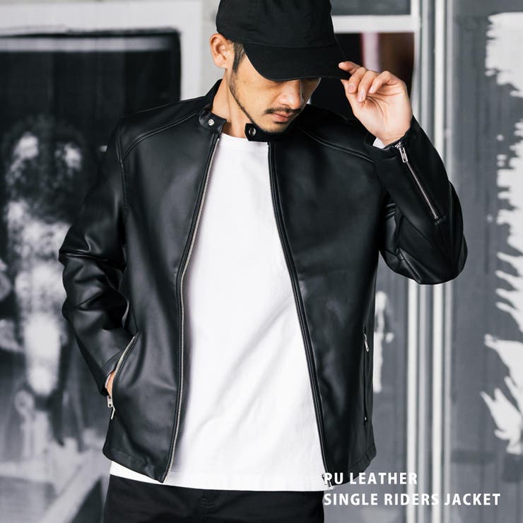 楽天市場】Rocky Monroe ライダースジャケット レザージャケット 革