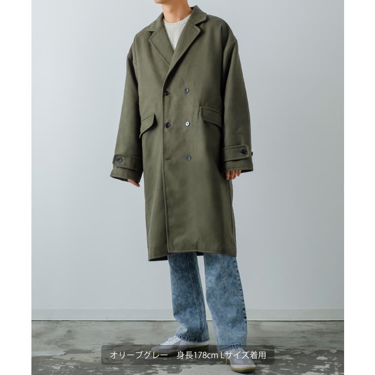 楽天市場】improves チェスターコート メンズ メルトン ロングコート