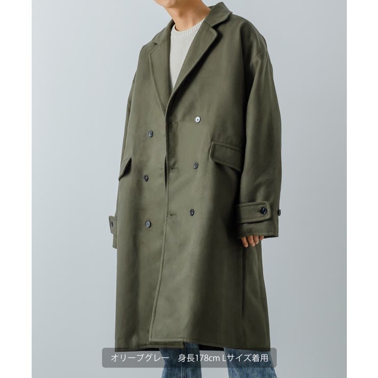 楽天市場】improves チェスターコート メンズ メルトン ロングコート