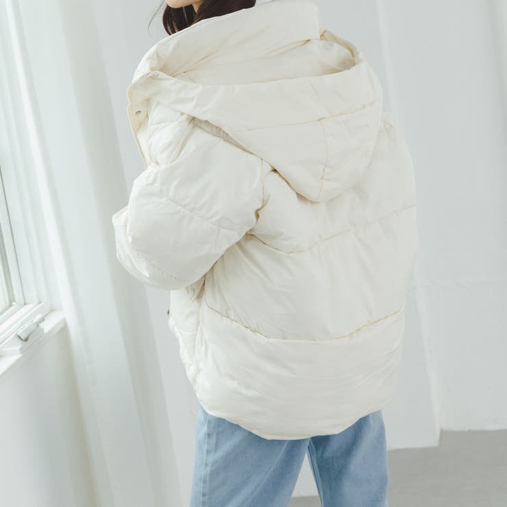 楽天市場】Ada. フード付きダウンジャケット 中綿 ストリート 長袖